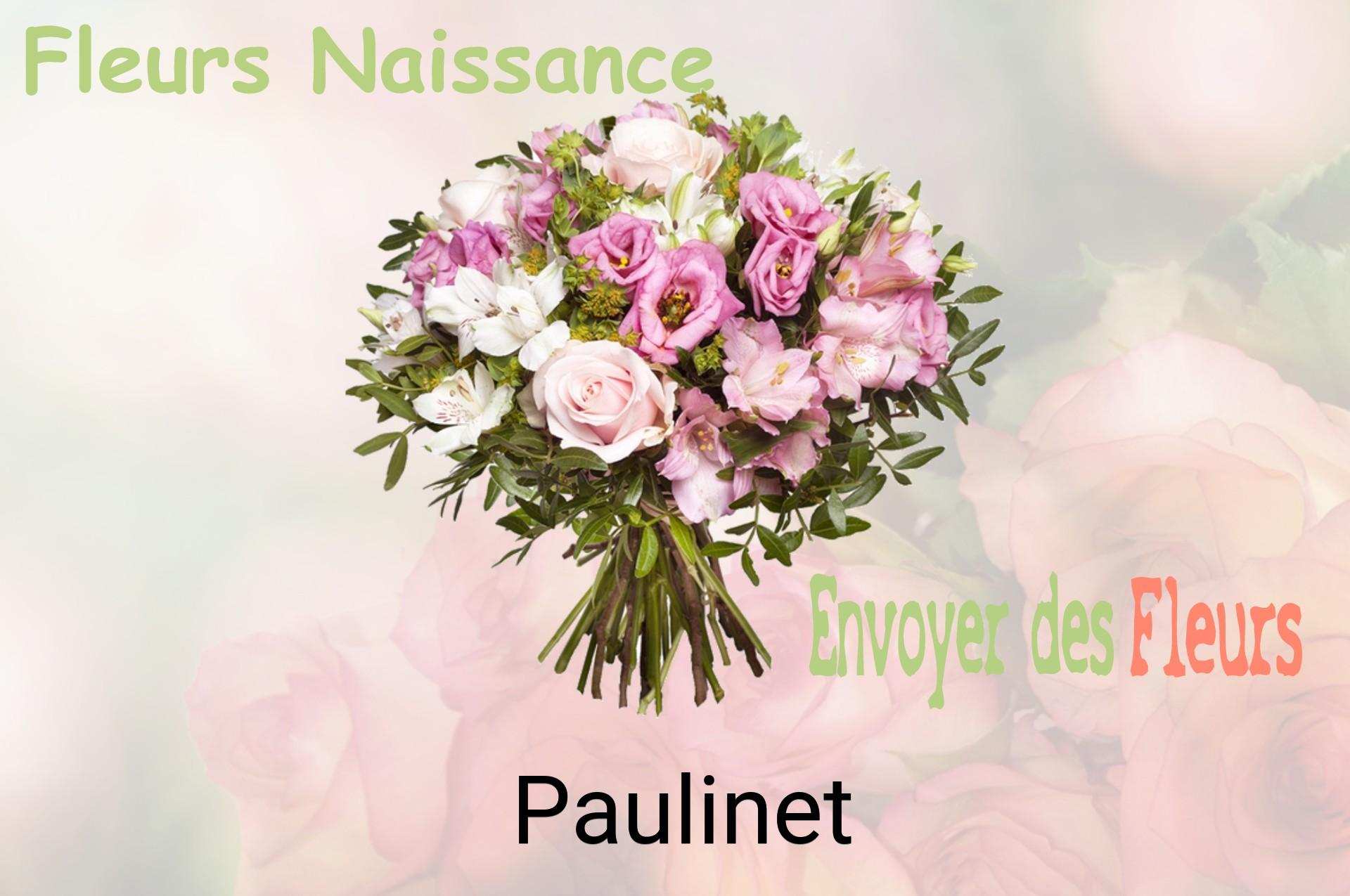 Bouquet de fleurs de naissance livré à Paulinet